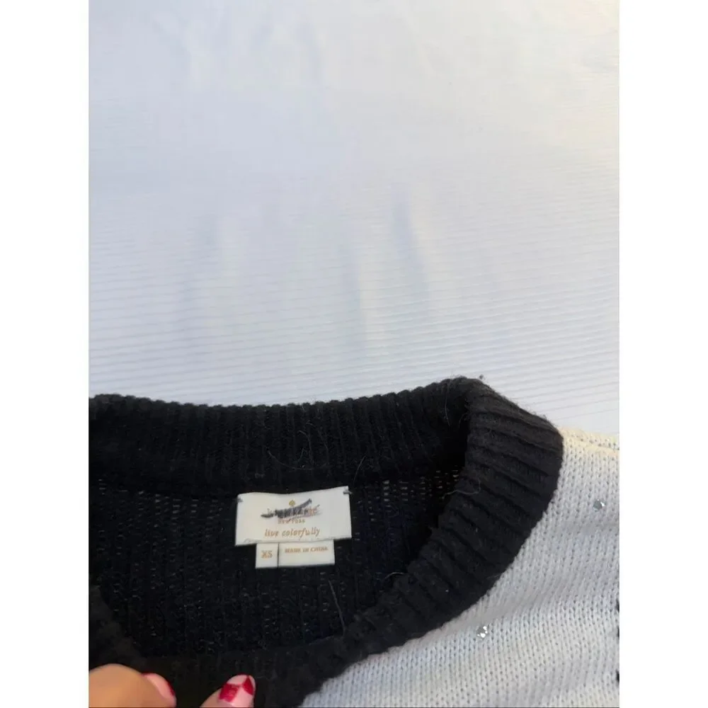 Kate Spade Women’s Broome Street Penguin Intarsia Sweater Size XS